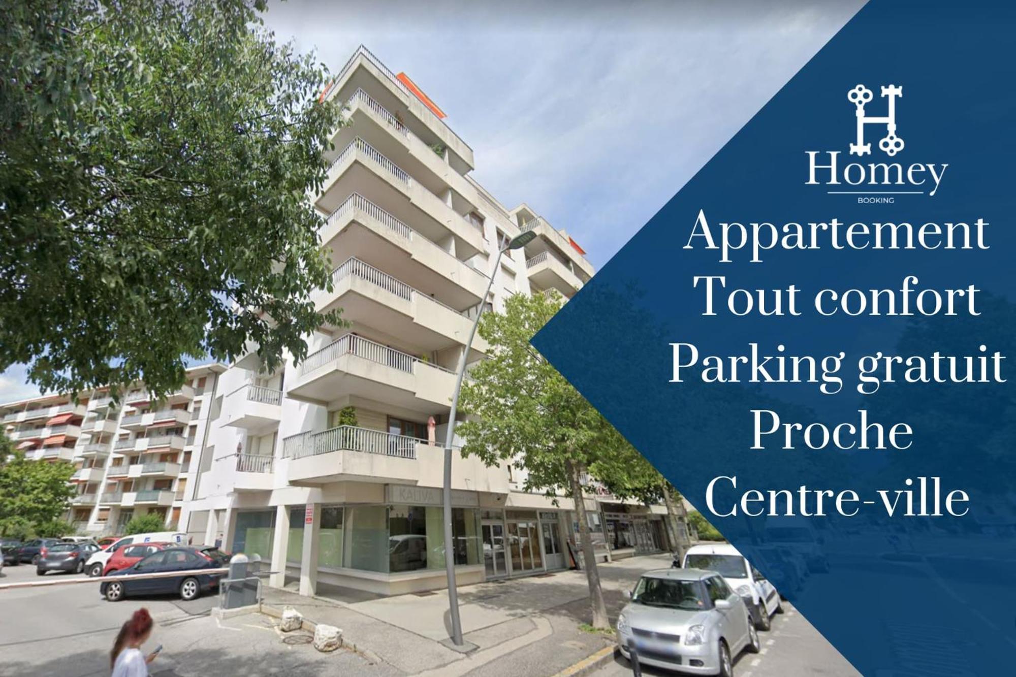 Homey The Nest - New / Balcon Prive / Free Parking Аннемас Экстерьер фото