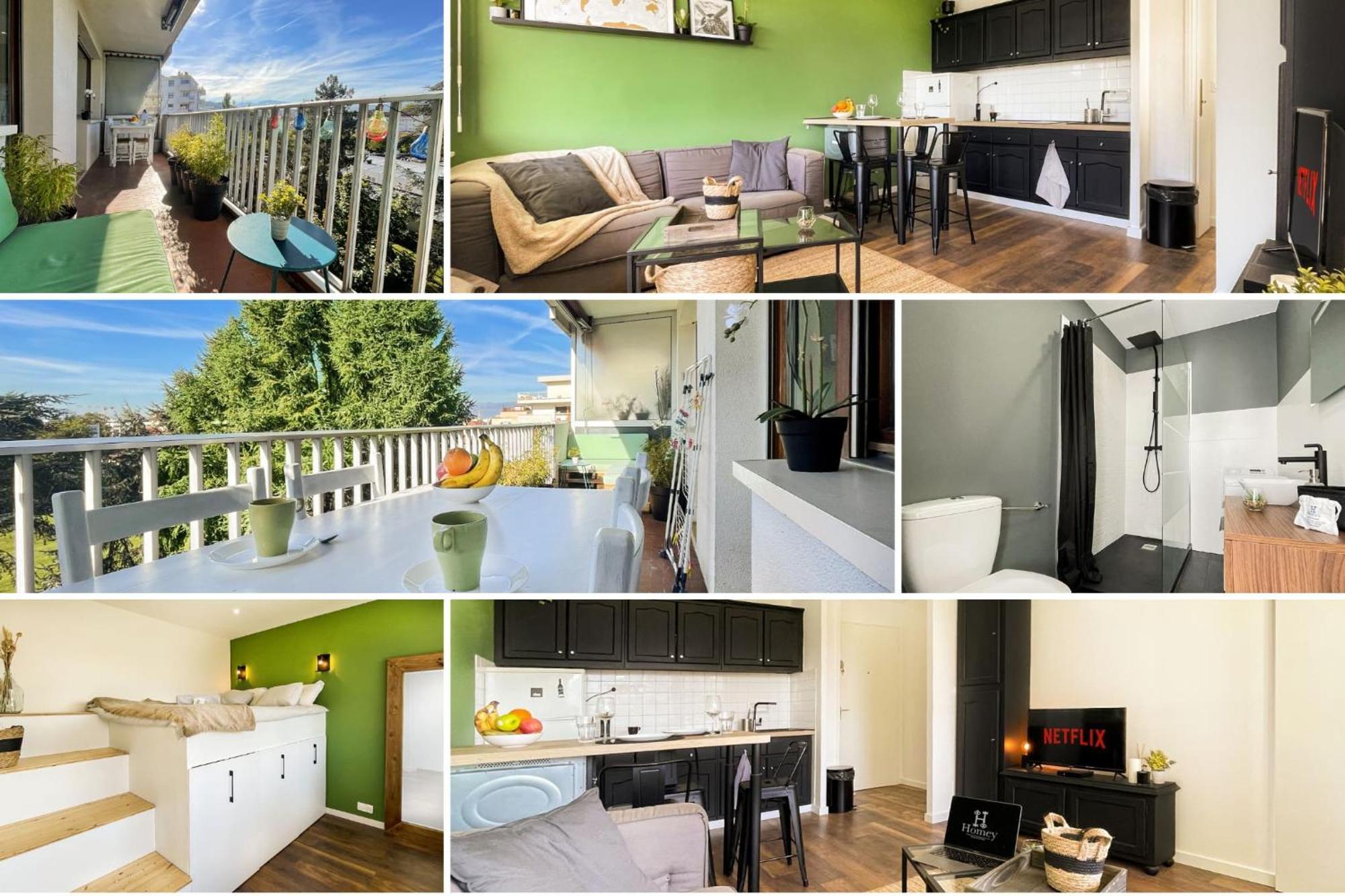 Homey The Nest - New / Balcon Prive / Free Parking Аннемас Экстерьер фото