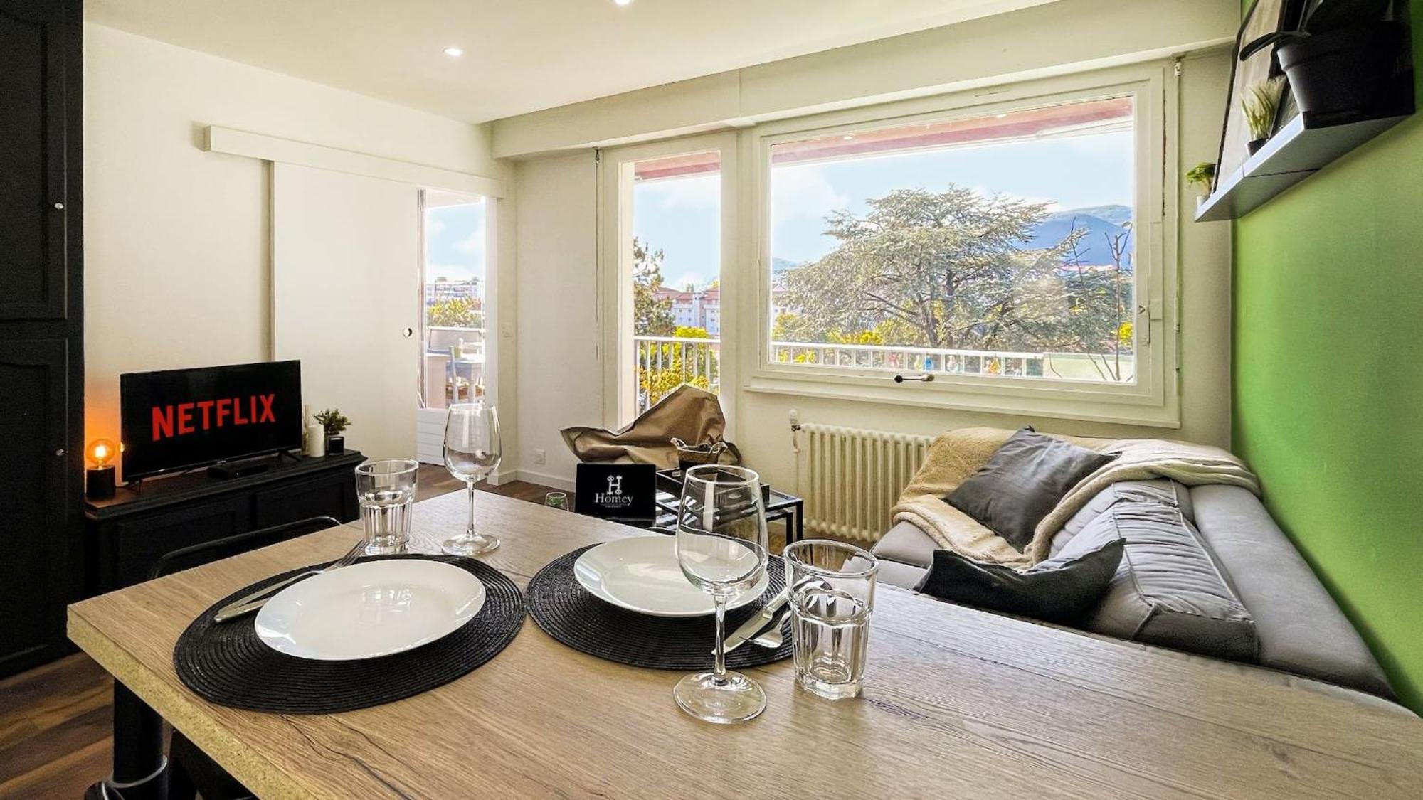 Homey The Nest - New / Balcon Prive / Free Parking Аннемас Экстерьер фото